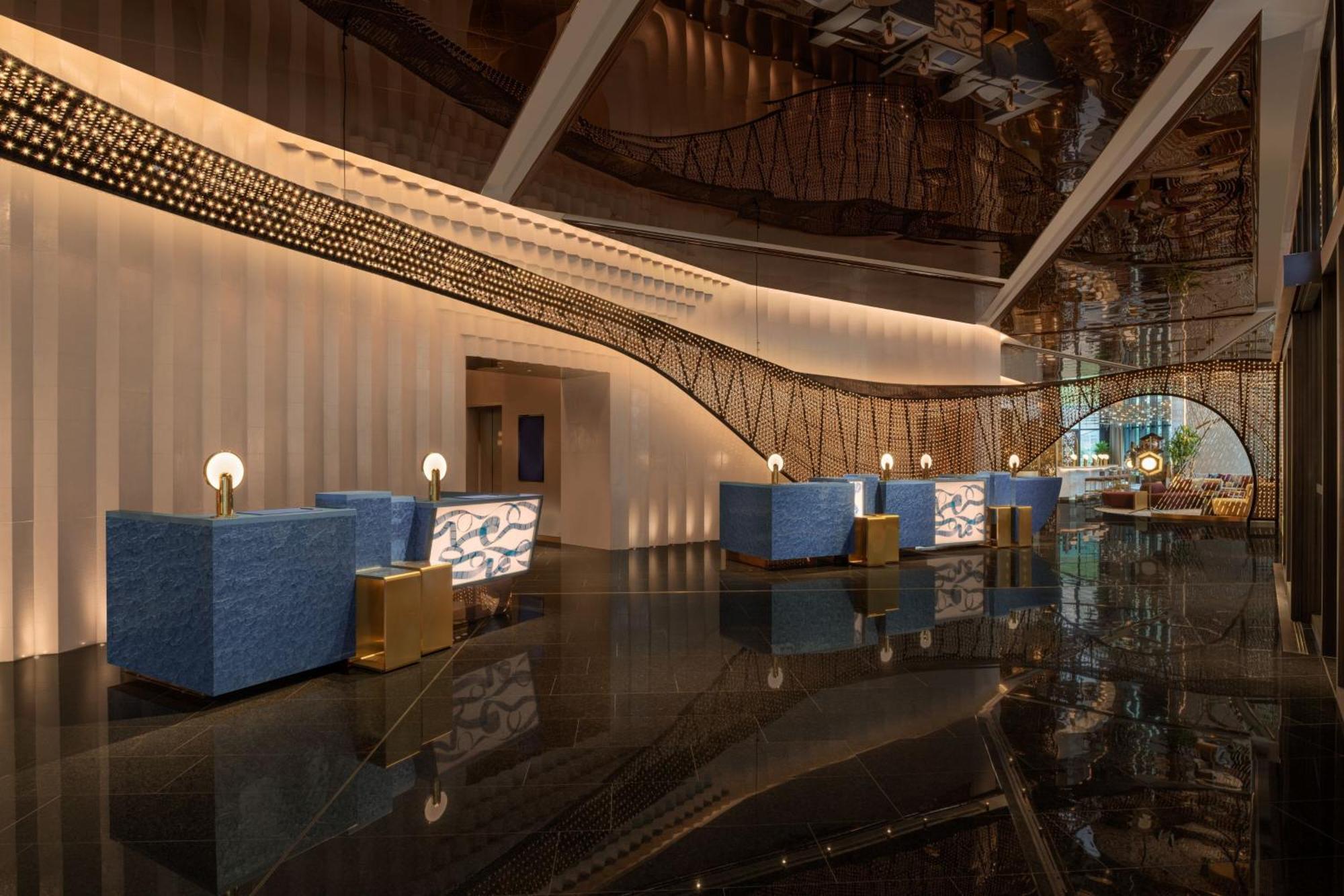 W Macau - Studio City Ngoại thất bức ảnh The lobby of the hotel